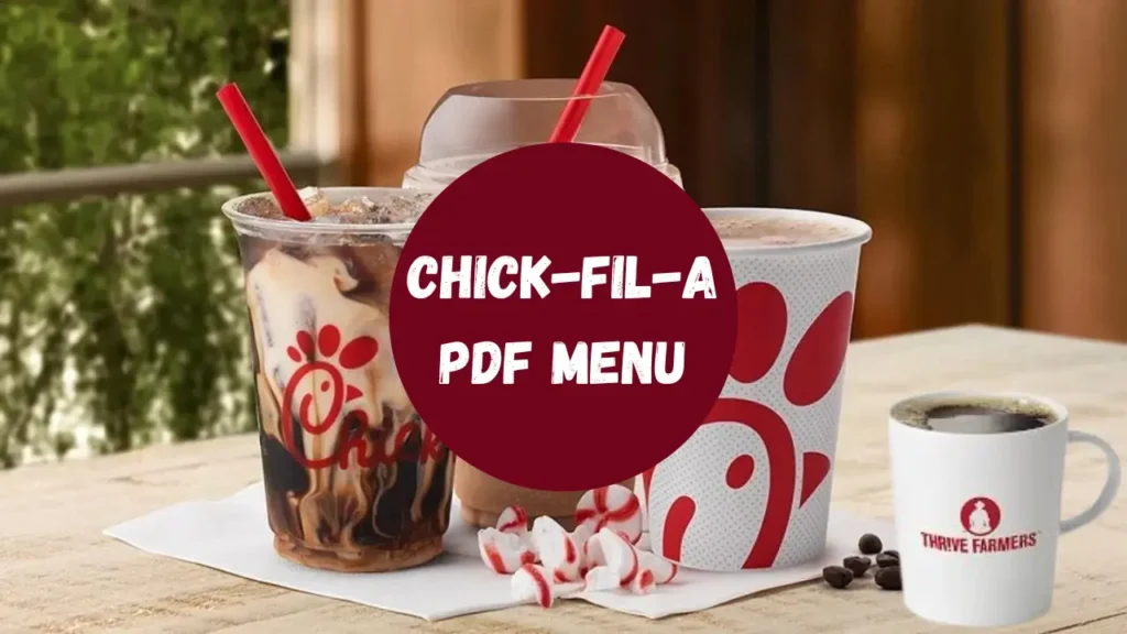 Chick-fil-A PDF Menu